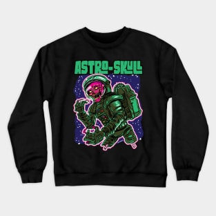 Astro-Skull Zombie Astronaut Crewneck Sweatshirt